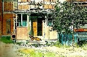 Carl Larsson verandan oil painting reproduction